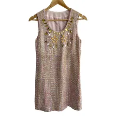 Chesty(チェスティ) ワンピース サイズ0 XS レディース美品  - ライトピンク×ライトイエロー×マルチ