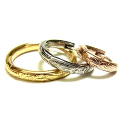 【片耳用】ハワイアンジュエリー フープピアス ピアス　アロハ　ハワイ　ホヌ　アロハ　海　ハワイ　ハワイアン　ハワイアンジュエリー　ジュエリー　アクセサリー　ネックレス　リング　ピアス　イエローゴールド　ゴールド　ピンクゴールド　シルバー