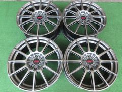 エンケイ製　ＭＡＴ製法♪　スバル　ＳＴＩ純正オプションホイール　7.5J-17 5H100 +55　インプレッサ　フォレスター！