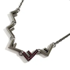 【定価7.5万・新品同様】フェンディ　メンズ　ファイブ　ネックレス　ペンダント