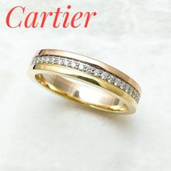美品🌟Cartier ルイ カルティエ ヴァンドーム ダイヤモンド スリーカラー リング 50 約10号 U
