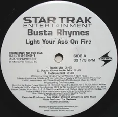 米12” Busta Rhymes Light Your Ass On Fire 82876542451 Star Trak Entertainm /00250