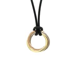 Cartier カルティエ トリニティ MM ネックレス チョーカー 3カラー ゴールド K18YG WG PG イエロー ホワイト ピンク