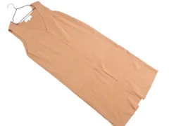 Rope Picnic ロペピクニック ジャンパースカート Iライン ニット ワンピース size38/ベージュ ◇■ レディース