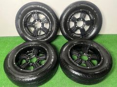 【管理番号 247-42】 アルカサービス 16×6J +22 PCD 139.7-5H BRIDGESTONE 215/65R16 ジムニー 等
