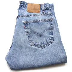 00s メキシコ製 Levi'sリーバイス 505 デニムパンツ W32 L34★SDP688 オールド ジーンズ ストレート ストーンウォッシュ 縦落ち