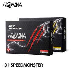 HONMA ホンマ D1 SPEEDMONSTER Ball D1 スピードモンスター 1ダース（12個入り） ゴルフボール 日本正規品【BT2302】