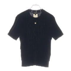 CHANEL シャネル 23AW Short Sleeve Knit Shirt ココマーク 半袖ニットシャツ P74721 CHANEL - CHANEL シャネル 23AW Short Sleeve Knit Shirt ココ