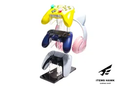 3段 コントローラー ヘッドフォン クリスタル スタンド コントローラー スタンド ヘッドホン スタンド PS4 PS5 SWITCH XBOX ONE 適合