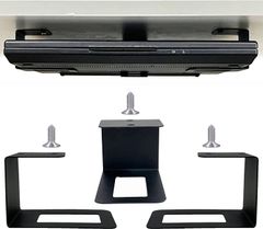 【新着商品】(3) ノートパソコンホルダー デスク下 ノートパソコン マウント AUXPhome オーガナイザー ラック 収納棚 テーブル下 ノートパソコン キーボード ルーター モデム ケーブルボックス ネットワークスイッチなどに デスクアクセサリー