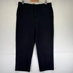 古着 ディッキーズ Dickies ワークパンツ 874 ワンポイントロゴ 長ズボン チノパン 大きいサイズ オリジナルフィット w38 L30  ブラック メンズ