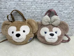 ダッフィー シェリーメイ フェイスバッグ 2WAYハンドバッグ ショルダーバッグ TDS ぬいぐるみ モフモフ