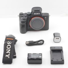 ショット数24,636■美品■ SONY ソニー フルサイズ ミラーレス一眼カメラ α7III ボディ ILCE-7M3