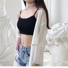 ハーフトップブラ ハーフキャミ  即購入OK カップなし パッドなし ブラトップ ノンワイヤー ブラジャー レディース 女性 インナー 下着 肌着 チラ見え防止 ズkongban136