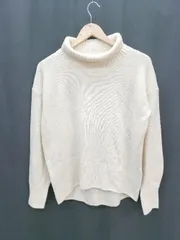 ◇ URBAN RESEARCH ROSSO ウール タートルネック 長袖 ニット セーター サイズF アイボリー レディース P  【1405090012992】