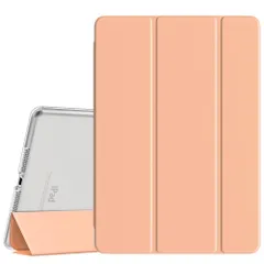 【特価商品】PU+PC 薄型 軽量 マイクロファイバー裏地 オートスリープ機能 スタンドケース カバー 耐久性 半透明 2021/2020/2019モデル 10.2インチ iPad 全面保護 iPad iPad アップル 適格請求書発行可 第9世代/第8世代/