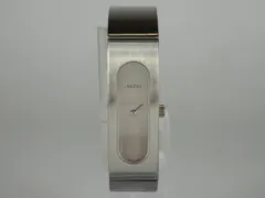 美品✨️稼働品☆電池交換済み！グッチ 2400S シルバー バングル 腕時計 2025年最新】gucci 2400s バングルウォッチの人気アイテム