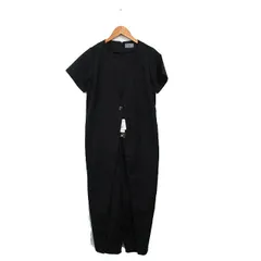 アズールバイマウジー AZUL by moussy タグ付き オールインワン コンビネゾン 半袖 シンプル F ブラック 黒 /KT34