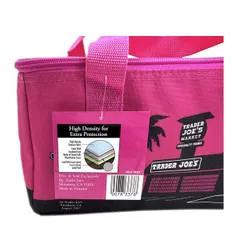 Trader Joe's トレーダージョーズ 保冷ミニバッグ ピンク