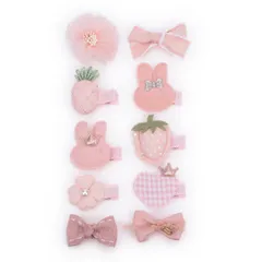 【迅速発送】BIANHUAN 赤ちゃん ヘアピン 子供 可愛い ベビー ヘアクリップ クリップ 前髪 幼児 かみどめ ピン 髪留め 女の子 ヘアアクセサリー キッズ 髪飾り おしゃれ ピン留め かわいい 痛くない 10点セット 誕生日 撮影 ギフト 七五三