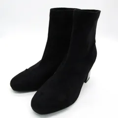 オリエンタルトラフィック ショートブーツ チャンキーヒール 靴 シューズ 黒 レディース Mサイズ ブラック ORiental Traffic 【中古】