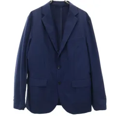 UNITED ARROWS GREEN LABEL RELAXING ユナイテッドアローズ グリーンレーベルリラクシング ソロテックス テーラードジャケット L ネイビー アンコン メンズ 古着