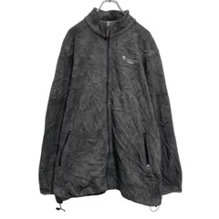 LANDS’ END フリースジャケット ランズエンド XL グレー ビッグサイズ 防寒 アウトドア キャンプ 古着卸 アメリカ仕入 a703-5143