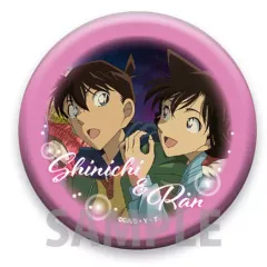 【中古】バッジ・ピンズ(キャラクター) 新一＆蘭 「名探偵コナン 缶バッジコレクション Vol.2」