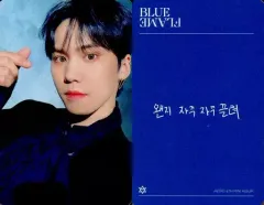 【中古】コレクションカード(男性) ASTRO/ラキ(Rocky)/裏面背景青・印刷メッセージ白/CD「BLUE FLAME」(THE STORY Ver.)特典セルフィー・フォトカード