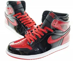 ナイキ NIKE AIR JORDAN 1 RETRO HIGH OG PATENT BRED 2022 29cm 555088-063 ナイキ エア ジョーダン1 ハイ オージー パテント ブレッド【ブランド古着ベクトル】【中古】 ■▲ 240714