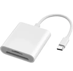 ★SDカードリーダー タイプc  Type-C SD TFカード 2in1 メモリカードリーダー OTG機能 設定不要 デジカメ スマホ データ転送 高速双方向