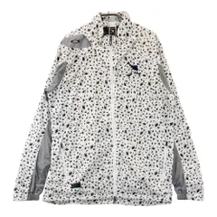 サイズ：L OAKLEY オークリー 412086JP 裏地付 ナイロン ジャケット スカル 総柄 ホワイト系 [240101373400] ゴルフウェア メンズ ストスト