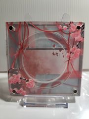 中国風缶バッジフレーム 赤Ver