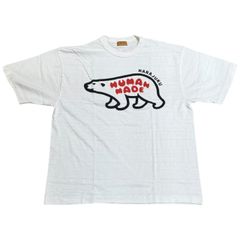 Human made 原宿店限定 TEE 熊 白XL