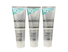 【まとめ買い3個セット】NONIO(ノニオ) プラス ホワイトニング [医薬部外品] 10％増量 (高濃度フッ素 1450ppm配合) 歯磨き粉 ハミガキ 143g×3