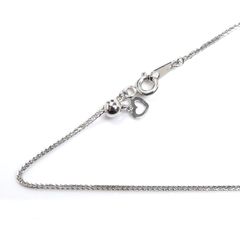 K18WG ホワイトゴールド ネックレス 2.4g ～45cm レディース 中古