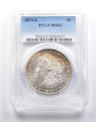 MS63 1879-S モルガン銀貨 PCGS *3769