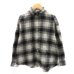 ビーミングバイビームス B:MING LIFE STORE by BEAMS ネルシャツ カジュアルシャツ 長袖 チェック柄 M 黒 ブラック /YK16