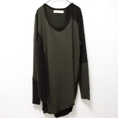 L'Appartement R JUBILEE アール ジュビリー リブ デザインカットソー ブラウン系 a861247n