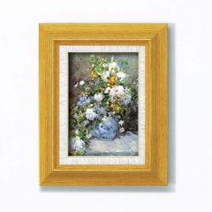 大ゴッホ展 夜のカフェテラス 野の花とバラのある静物 複製画 ミニ