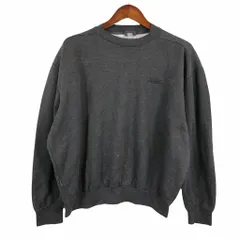 umbro アンブロ ワンポイントロゴスウェット 刺繍 丸首 トレーナー グレー (メンズ L) 中古 古着 O4083