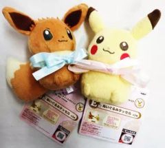 [중고] 커튼·태셀 전 2종 세트 봉제인형 태셀 [이치반 쿠지 I LOVE PIKACHU & I LOVE EIEVUI in my room] E상