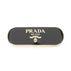 PRADA アイボリー ヘアピン ストーン石ズレ