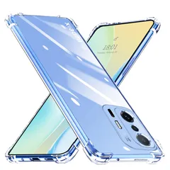 【迅速発送】Xiaomi 11T/11T Pro ケース クリア 透明 TPU ソフト ケース 耐衝撃 軽・薄 全面保護 黄ばみなし グラデーション レンズ保護 傷防止 滑り防止 シャオミ 11t/11t pro スマホケース SJ76.121のサムネイル