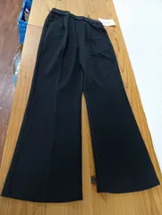 ♡オバカワ♡【Clasical Elf／クラシカルエルフ】ブラック ストレート・腰ゴム仕様スラックス◆タグ付き◆袋入り◆  249.