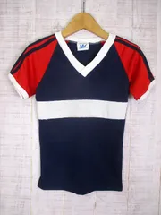 80's　ヴィンテージ　adidas　アディダス　キッズ　Tシャツ　6T　USA製　ktt23のサムネイル