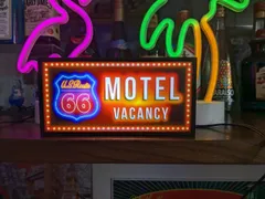 アメリカン雑貨 ルート66 モーテル ホテル 看板 置物 雑貨 ライトBOX