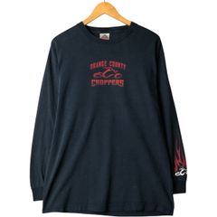 フェードWest Coast Choppers ロンT チョッパーレッド WCC フェードWest Coast Choppers ロンT チョッパーレッド WCC | Mercari