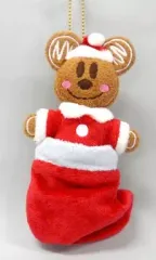 【中古】ぬいぐるみ ミッキーマウス(ジンジャーブレッド /30周年) ぬいぐるみバッジ 「ディズニークリスマス2013」 東京ディズニーリゾート限定