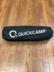 【中古】クイックキャンプ（QUICKCAMP）インフレーターマット シングル  5cm  アウトドア キャンプ 車中泊 テント泊 来客用のマットレス 防災 非常用 災害時の寝具として